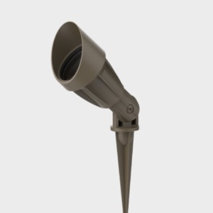 Aqualux Garden Spike Light Aged Brass